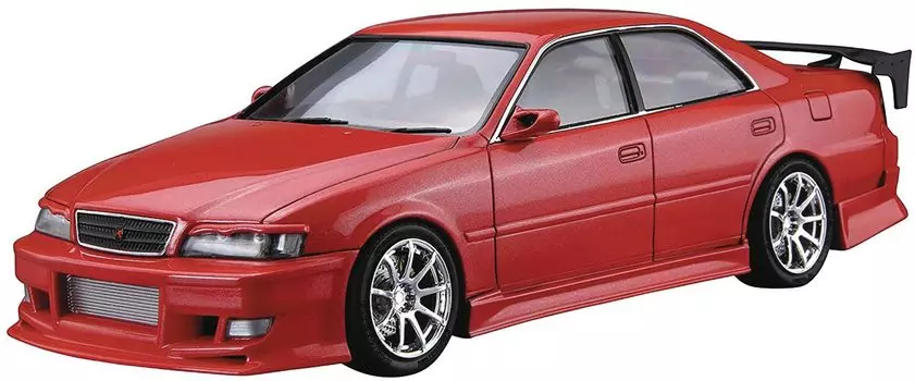 Aoshima Bunka Kyozaisha The Tuned Car Series Toyota JZX100 Chaser Tourer V 1998 Пластиковая модель 1/24 № 16 Kunny z