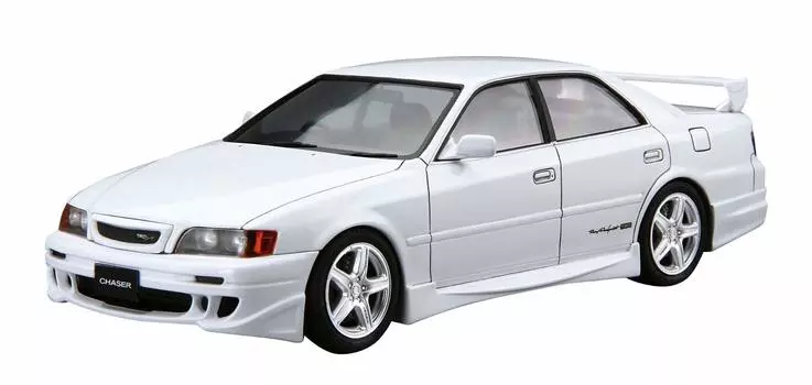 Aoshima Bunka Kyozaisha The Tuned Car Series TRD JZX100 Chaser 1998 Toyota Пластиковая модель 1/24 № 47
