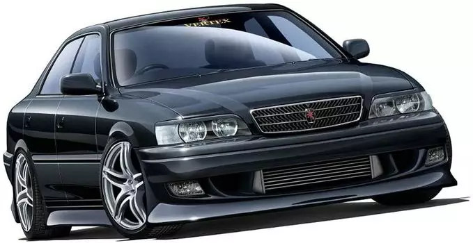 Aoshima Bunka Kyozaisha The Tuned Car Series Toyota VERTEX JZX100 Chaser Tourer V 1998 Пластиковая модель 1/24 № 10