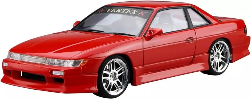 Aoshima Bunka Kyozai Серия Тюнингованные автомобили Nissan VERTEX PS13 Silvia Пластиковая модель 1/24 № 21 91 (Автомобиль)