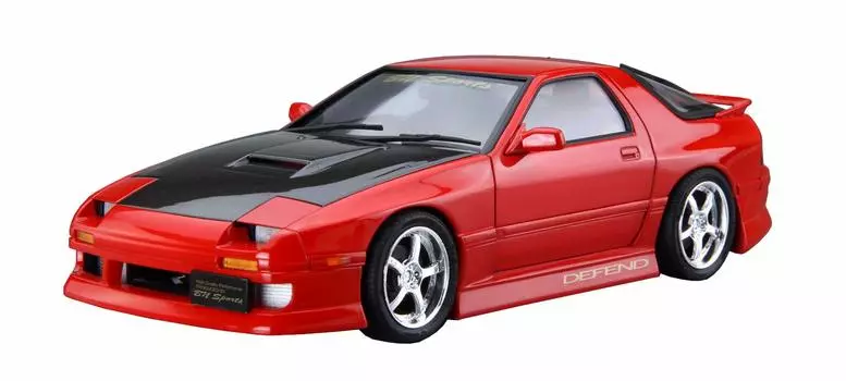 Aoshima Bunka Kyozaisha The Tuned Car Series Mazda BN Sports FC3S 1989 Plastic Model 1/24 No.40 RX-7