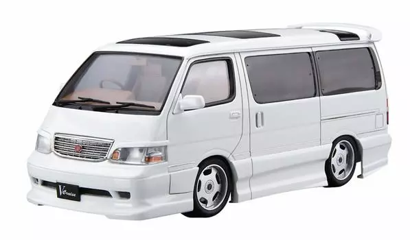 Aoshima Bunka Kyozaisha The Tuned Car Series Toyota Azmax KZH100 Hiace 1999 г. Пластиковая модель 1/24 № 25