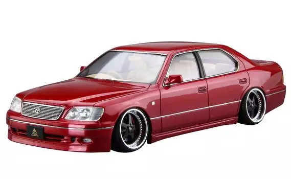 Aoshima Bunka Kyozaisha The Tuned Car Series Toyota Haute Couture UCF21 Celsior 1997 года, пластиковая модель 1/24 № 23