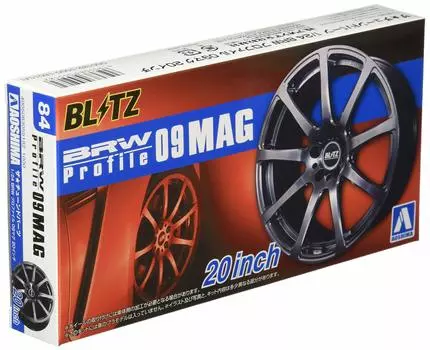 Aoshima Bunka Kyozaisha The Tuned Parts Series BRW Profile 09 Mag 20 дюймов Пластиковые детали для модели 1/24 № 84