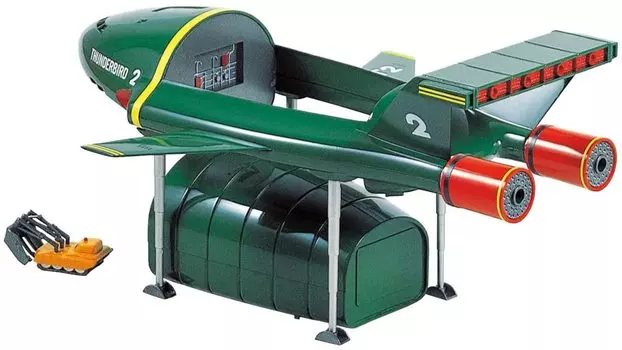 Aoshima Bunka Kyozaisha Thunderbird Thunderbird 2 4 масштаб пластиковая модель №2 Нет. & Нет. 1/350