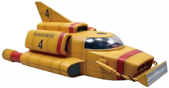 Aoshima Bunka Kyozaisha Thunderbird Thunderbird 4 масштаб пластиковая модель № 4 Нет. 1/48