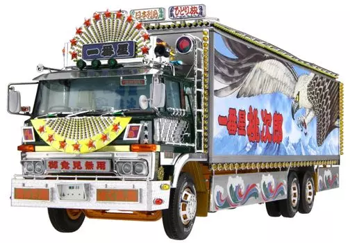 Aoshima Bunka Kyozaisha Truck Guy Series Ichibanboshi Courage Пластиковая модель Ichibanboshi 1/32 №7 (Машина)