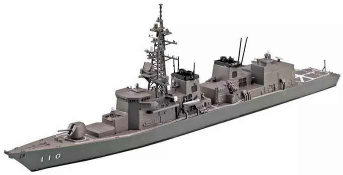 Aoshima Bunka Kyozaisha Waterline Series Эсминец морских сил Takanami Пластиковая модель 1/700 № 007 Самооборона (Корабль)