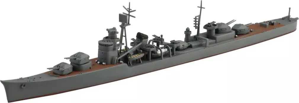 Aoshima Bunka Kyozaisha Waterline Series Эсминец ВМС Японии Хацузуки Пластиковая модель 1/700 № 440 (Корабль)