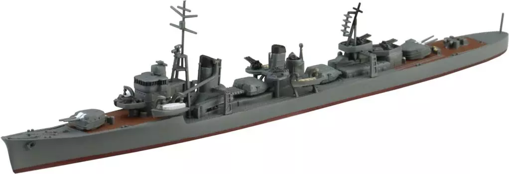 Aoshima Bunka Kyozaisha Waterline Series Эсминец ВМС Японии Shiranui Пластиковая модель 1/700 № 469 (Корабль)
