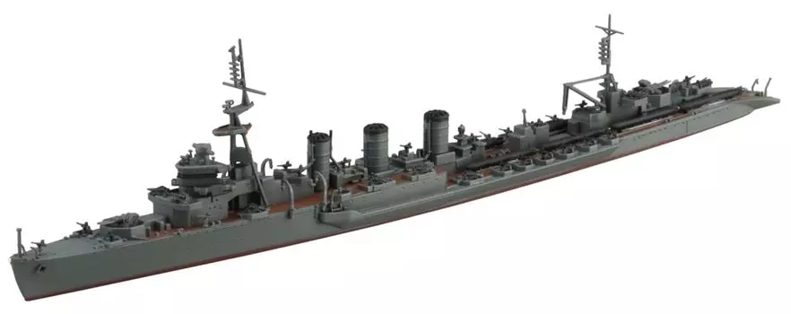 Aoshima Bunka Kyozaisha Waterline Series Легкий крейсер ВМС Японии Kitakami пластиковая модель 1/700 №361