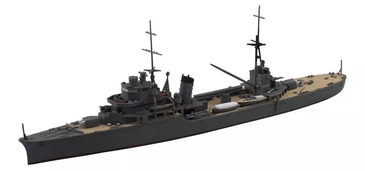 Aoshima Bunka Kyozaisha Waterline Series Легкий крейсер ВМФ Японии Катори Пластиковая модель 1/700 №354 (Корабль)