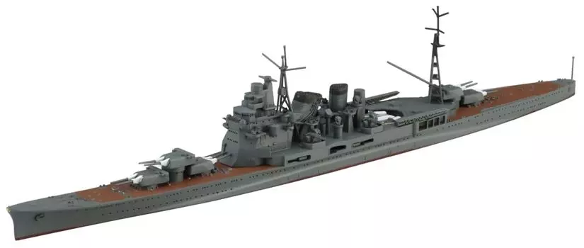 Aoshima Bunka Kyozaisha Waterline Series Тяжелый крейсер ВМС Японии Atago Пластиковая модель 1/700 № 338