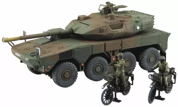 AOSHIMA Military Model Kit Series Ground Force Type 16 Mobile Combat Vehicle Quick Response Regiment Пластиковая модель 1/72 No.17 Self-Defence