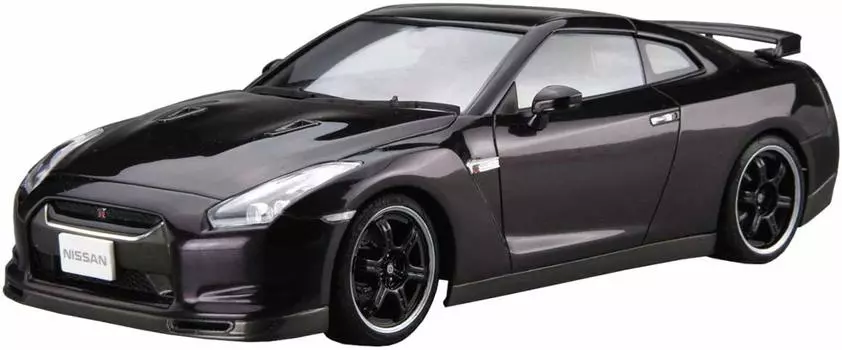 AOSHIMA Модель автомобиля Nissan R35 2009 Пластиковая модель 1/24 № 35 GT-R Spec-V