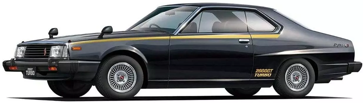 AOSHIMA Модель автомобиля серии Nissan KHGC211 Skyline HT2000 Turbo 1981 Пластиковая модель 1/24 № 56 GT-E/S