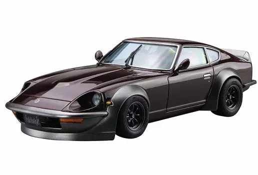 AOSHIMA Модель автомобиля серии Nissan S30 Fairlady Z Aero Custom 1975 Пластиковая модель 1/24 № 30