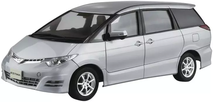 AOSHIMA Модель автомобиля серии SP07 Toyota GSR50 Estima Aeras Пластиковая модель 1/24 06