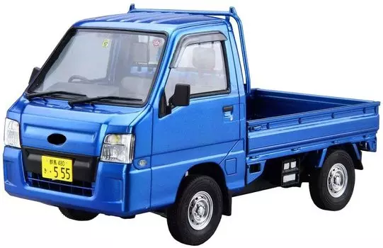 AOSHIMA Модель автомобиля серии Subaru TT2 Sambar Truck WR Blue Limited 2011 Пластиковая модель 1/24 № 4