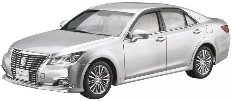 AOSHIMA Модель автомобиля серии Toyota Crown Royal Saloon G 2015 Пластиковая модель 1/24 № 121 GRS210/AWS210