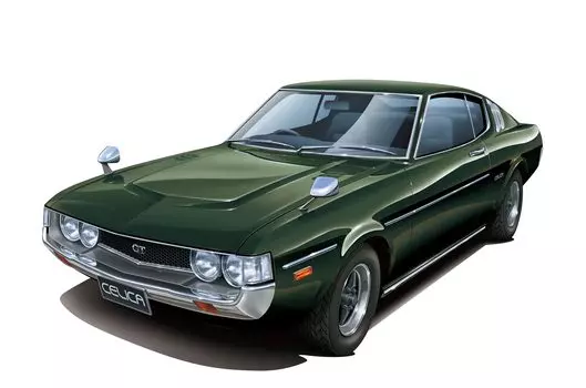 AOSHIMA Модель автомобиля серии Toyota RA35 Celica LB 2000GT 1977 Пластиковая модель 1/24 № 37