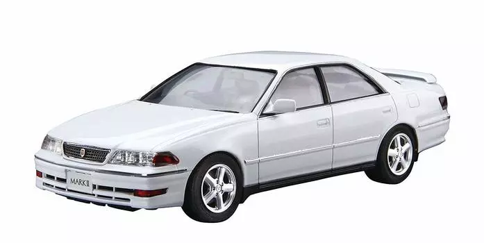 AOSHIMA Модель автомобиля Toyota JZX100 Mark II Tourer V 2000 Пластиковая модель 1/24 №100