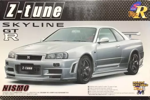 Aoshima Nissan Nismo R34 Skyline 1/24 GT-R Z-tune (Полная версия)