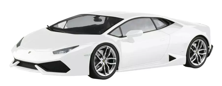 AOSHIMA Prepainted Model Series 2014 Lamborghini Huracan White Painted Plastic Model Green 1/24 04-B белый