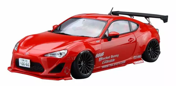 AOSHIMA Серия тюнингованных автомобилей Toyota ZN6 TOYOTA86 GREDDY ROCKET BUNNY ENKEI Пластиковая модель 1/24 № 1 12 и вер.