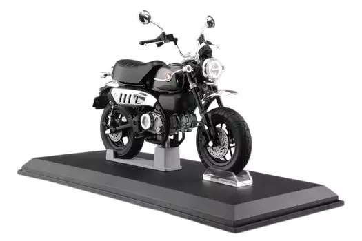 AOSHIMA Skynet Завершенный мотоцикл Honda Monkey125 Pearl Shining Black 1/12 22 чёрный