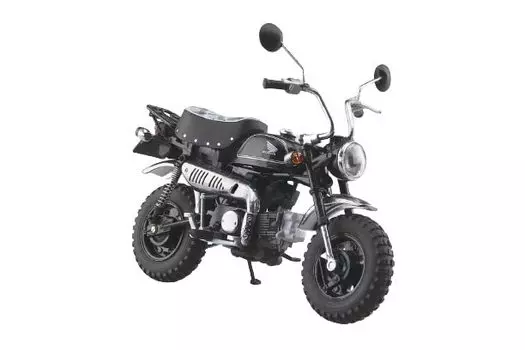 AOSHIMA Skynet Завершенный мотоцикл Honda Monkey Limited Черный 1/12 чёрный