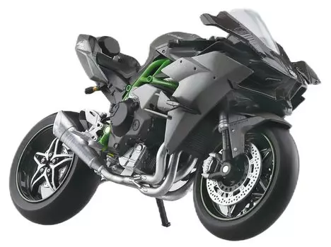 AOSHIMA Skynet Завершенный мотоцикл Kawasaki Ninja H2R 1/12 19