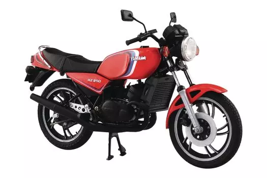 AOSHIMA Skynet Завершенный мотоцикл Yamaha RZ250 YSP Color 1/12 красный
