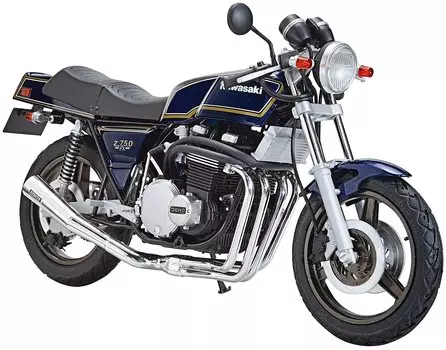 AOSHIMA The Bike Series Kawasaki KZ750D Z750FX 1979 Custom Plastic Model 1/12 No.45