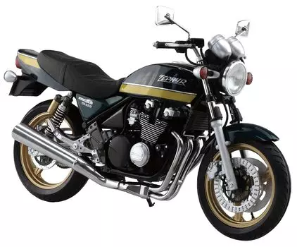 AOSHIMA The Bike Series Kawasaki ZR400C ZEPHYR X 2002 Пластиковая модель 1/12 № 12