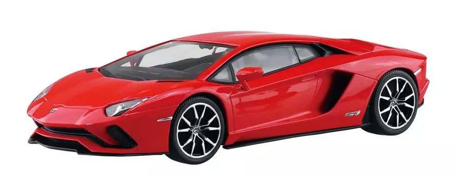 AOSHIMA The Snap Kit Series Lamborghini Aventador S Pearl Red Пластиковая модель 1/32 Цветовая кодировка 12-C