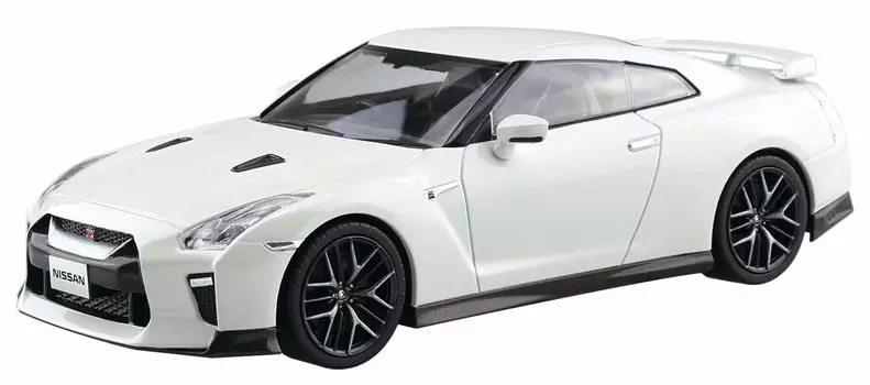 AOSHIMA The Snap Kit Series Nissan Brilliant White Pearl Пластиковая модель 1/32 GT-R с цветовой кодировкой 07-B