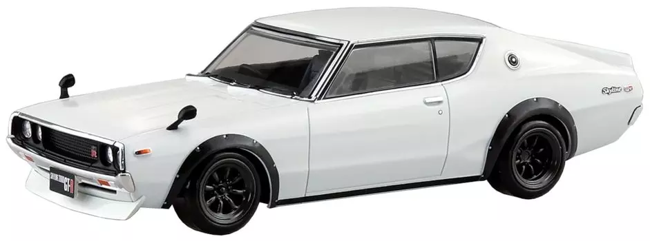 AOSHIMA The Snap Kit Series Nissan C110 Skyline Custom Plastic Model 1/32 GT-R (белый) Цветовая маркировка № 18-SP2