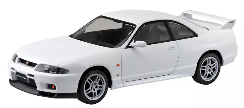 AOSHIMA The Snap Kit Series Nissan R33 Skyline Белый цветной пластиковый набор Модель 1/32 GT-R 15-C белый