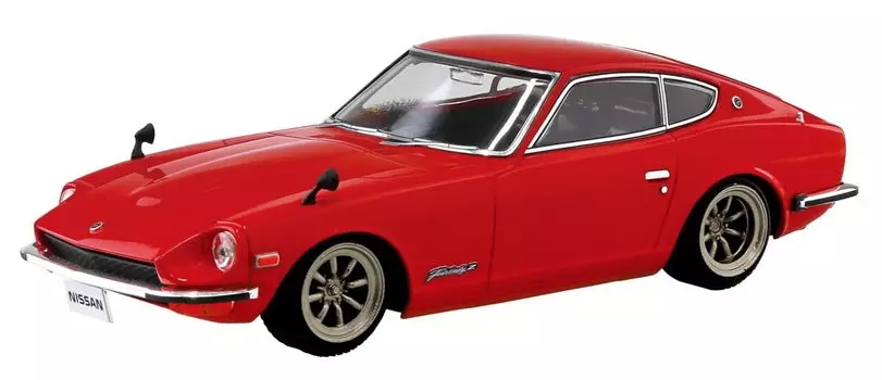AOSHIMA The Snap Kit Series Nissan S30 Fairlady Z Custom Wheel Пластиковая модель 1/32 (красный) Цветовая кодировка 13-SP1