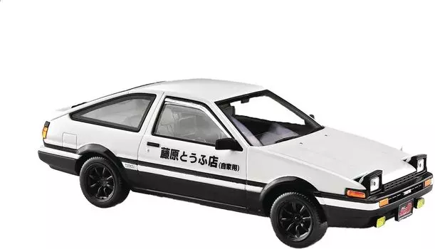 AOSHIMA The Snap Kit Series No.CM1 Initial D Такуми Хачироку масштаб 1/32 пластиковая модель с цветовой кодировкой