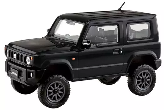 AOSHIMA The Snap Kit Series Suzuki Jimny Custom Wheel Black Pearl Пластиковая модель 1/32 (Голубоватый 3) Цветовая кодировка № 08-SP3