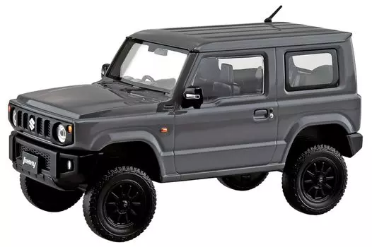 AOSHIMA The Snap Kit Series Suzuki Jimny Custom Wheel Пластиковая модель 1/32 (Средне-серый) Цветовая кодировка № 08-SP2