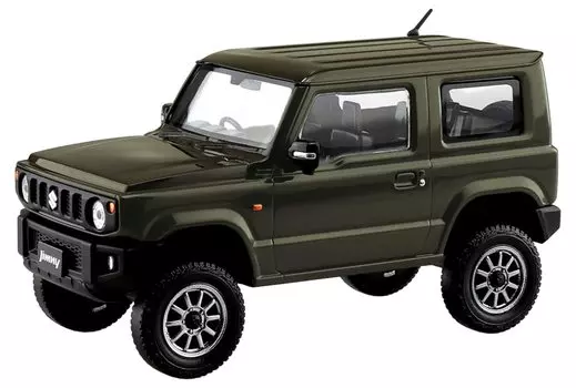 AOSHIMA The Snap Kit Series Suzuki Jimny Custom Wheel Пластиковая модель 1/32 (Джунгли Грин) Цветовая кодировка № 08-SP1 джунглях зеленый