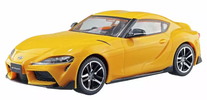 AOSHIMA The Snap Kit Series Toyota GR Supra Lightning Желтая пластиковая модель 1/32 Цветная кодировка 10-D
