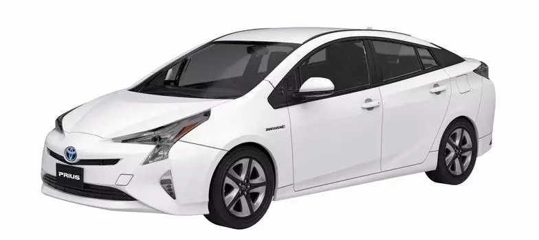 AOSHIMA The Snap Kit Series Toyota Prius Super White 2 Пластиковая модель 1/32 с цветовой кодировкой 02-A