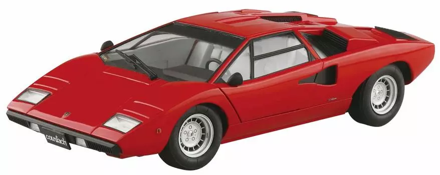 AOSHIMA The Super Car Series Lamborghini Countach LP400 1974 Пластиковая модель 1/24 № 01