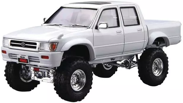 AOSHIMA The Tuned Car Series Toyota LN107 Hilux Pickup Double Cab Lift Up 1994 Пластиковая модель 1/24 № 5