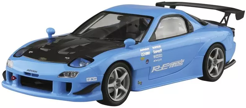 AOSHIMA Тюнингованная автомобильная серия Mazda RE Amemiya FD3S 1999 Пластиковая модель 1/24 № 67 RX-7