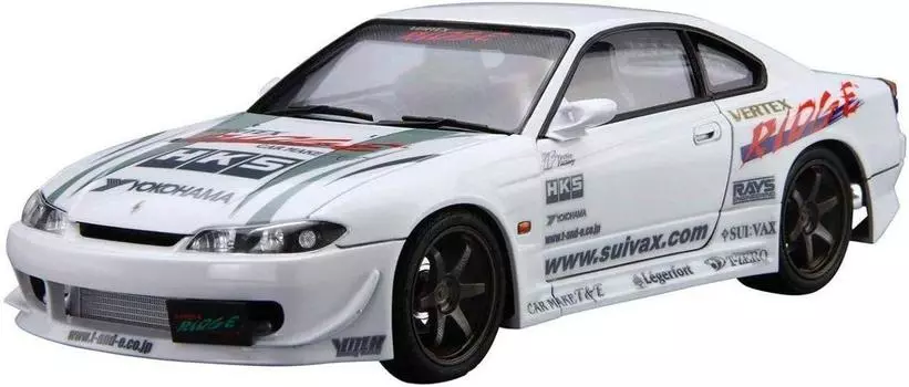 AOSHIMA Тюнингованная автомобильная серия Nissan VERTEX S15 Silvia 1999 Пластиковая модель 1/24 № 8
